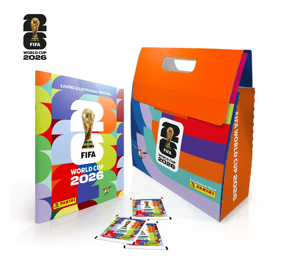 Copa Do Mundo 2026 - BOX Sacola - Álbum Capa Cartão + 30 Envelopes - FIFA WORLD CUP 2026